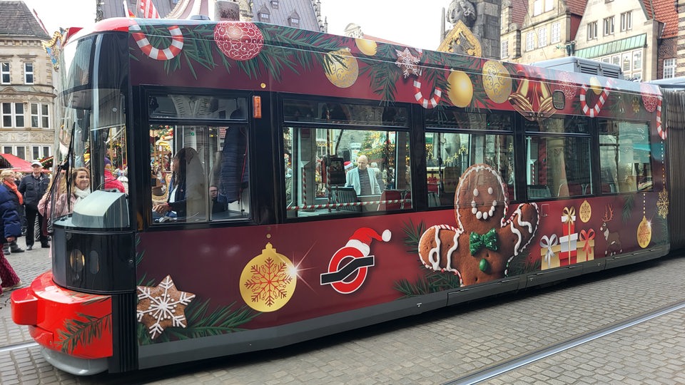 Die Weihnachtsbahn der BSAG