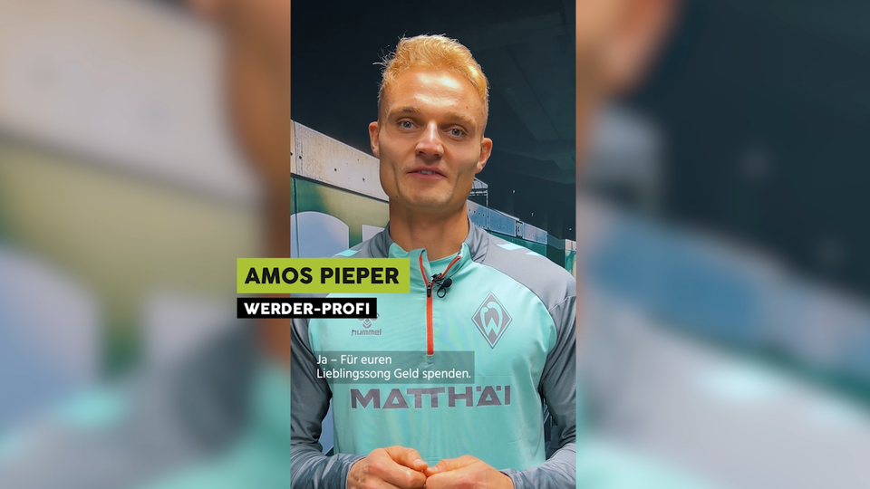 Werder-Porfis Amos Pieper und Niklas Stark rufen zum Weihnachtswunder auf