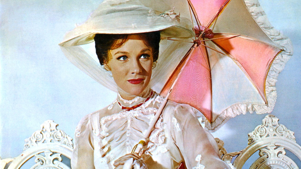 Julie Andrews als "Mary Poppins" im gleichnamigen Film 1964.