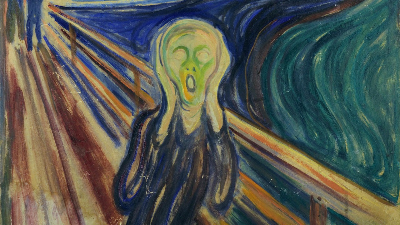 Gemälde von Edward Munch "Der Schrei"