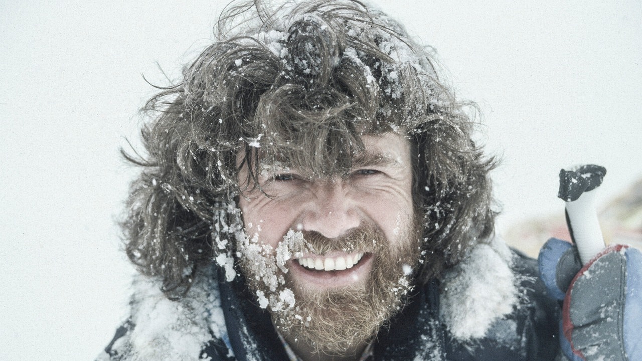 Reinhold Messner während seiner Antarktis Durchquerung 1989/90 